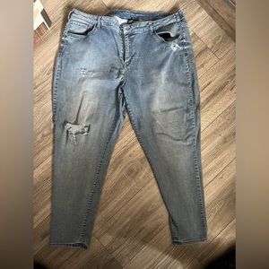 Denim Lane Bryant Distressed jeans size 26